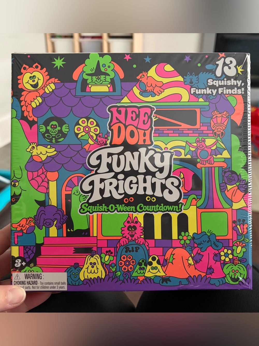 Authentic Sealed Needoh Funky Frights Squish-O-Ween Countdown